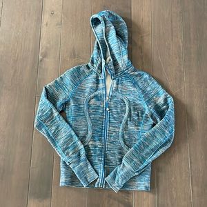 Lululemon blue size 6 scuba hoodie